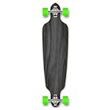 Yocaher Professional Speed Drop Through Stained Complete Longboard, Black