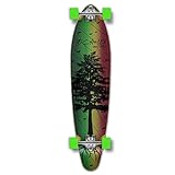 in The Pines Rasta Longboard Complete Skateboard - Available in All Shapes (Kicktail )