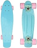 nordmiex Complete 22inches Cruiser Skateboards for Beginners - Kids Skateboard for School and Travel