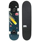 Krown KPC Pro Skateboard Complete Pre-Built Space Cosmos 7.75' Ready to Ride