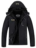 MOERDENG Men's Waterproof Ski Jacket Warm Winter Snow Coat Mountain Windbreaker Hooded Raincoat,...