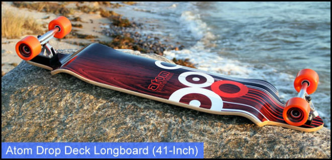 atom drop deck longboard