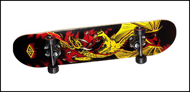 Powell Golden Dragon Flying Dragon 2 Complete Skateboard