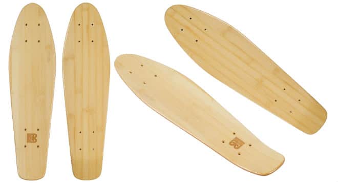 Bamboo Skateboards Mini Cruiser Blank Skateboard Deck