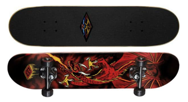 Powell Golden Dragon Flying Dragon Complete Skateboard