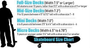 element skateboards size chart
