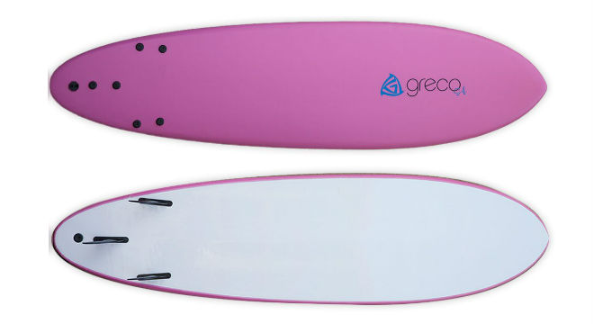 7 Greco Surf Performance Soft Top Foam Surfboard