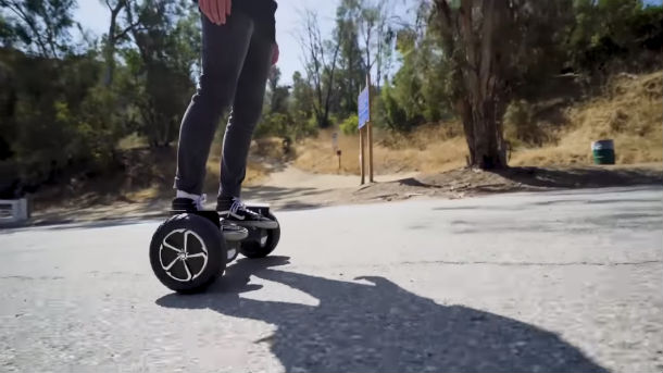 How do you ride a hoverboard