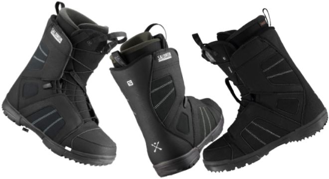 2018 Salomon Titan Black Mens Snowboard Boots 