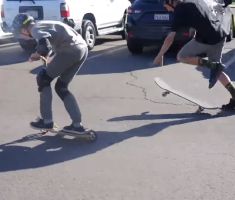 Scooter vs Skateboard