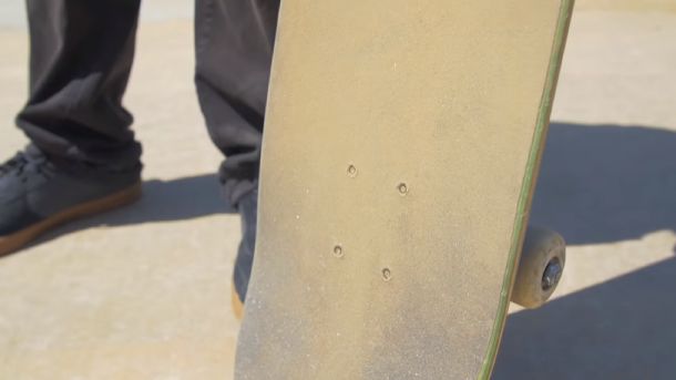 clean your skateboard grip tape