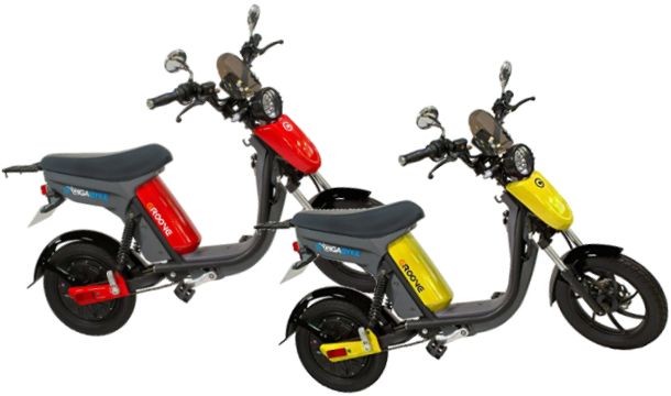 Seated electric scooters