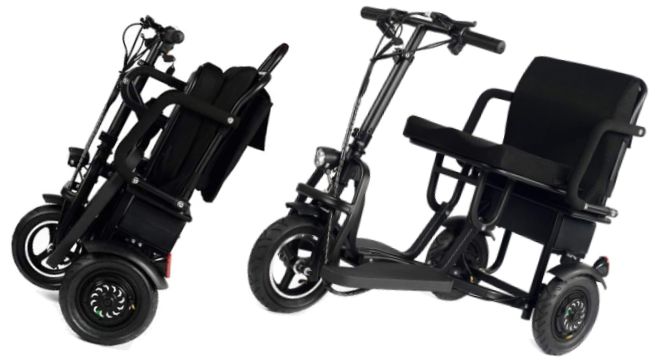 Folding Electric 3-Wheel Scooter by WISGING