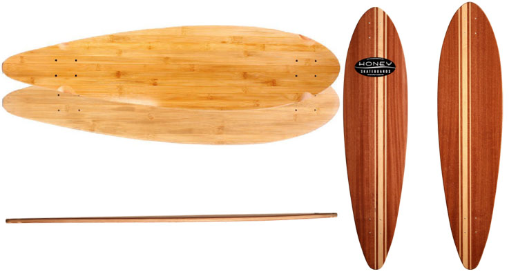 What is a pintail longboard?